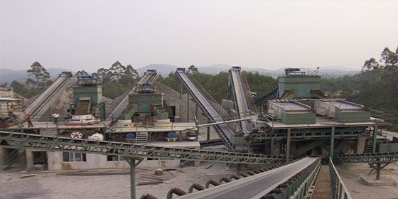 400噸/小時花崗巖制沙生產(chǎn)線