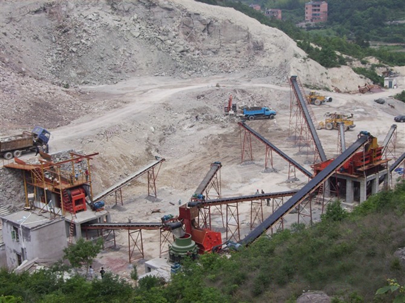 200噸花崗巖制砂生產(chǎn)線